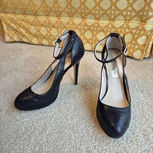 INC International Concepts Elegant Black Stiletto Heels Womens Size 6M Lucey